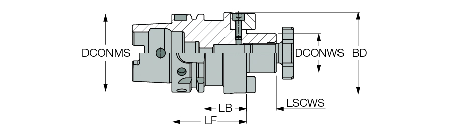 HSK A63 SEM3/4X2.375