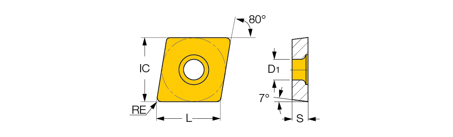 CCMT 3-1-F3M IC806
