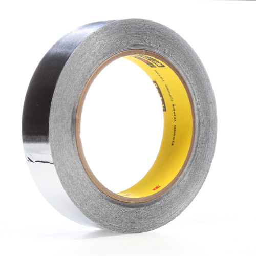3M High Temperature Aluminum Foil Tape 433 Silver 1″ × 60 yd 3.6 mil