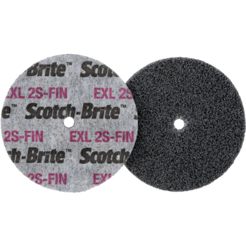 Scotch-Brite EXL Unitized Wheel XL-UW 2S Fine 3″ × 1/2″ × 1/4″