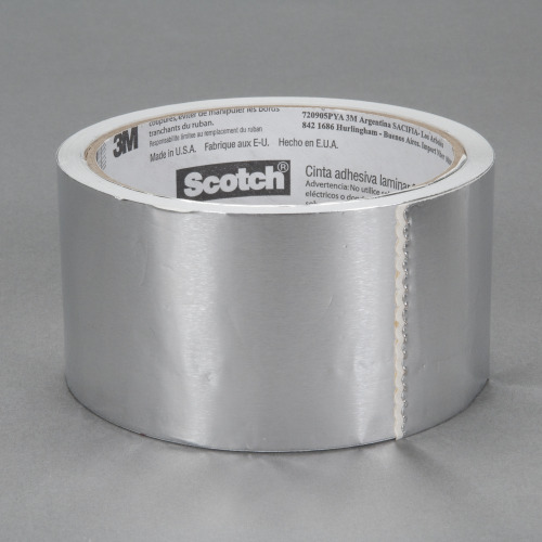 Scotch Foil Tape 3311 Silver 60″ × 600 yd 3.6 mil