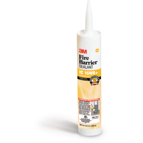 3M Fire Barrier Sealant IC 15WB+ Yellow 10.1 fl oz Cartridge