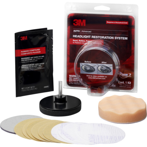 3M Headlight Lens Restoration System 39008