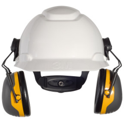3M PELTOR X2 Earmuffs X2P3E/37276(AAD) Hard Hat Attached
